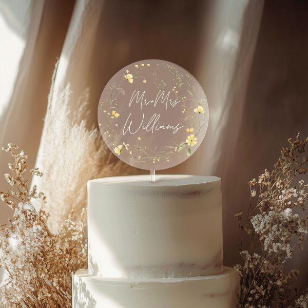 Personalized Birthday Cake Topper, Happy Birthday Cake Topper