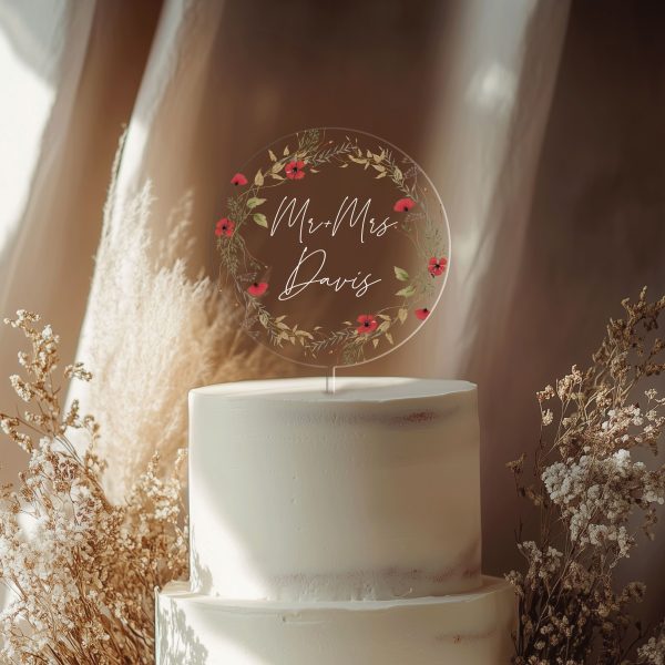 Personalized Birthday Cake Topper, Happy Birthday Cake Topper
