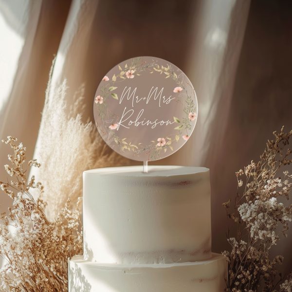 Personalized Birthday Cake Topper, Happy Birthday Cake Topper
