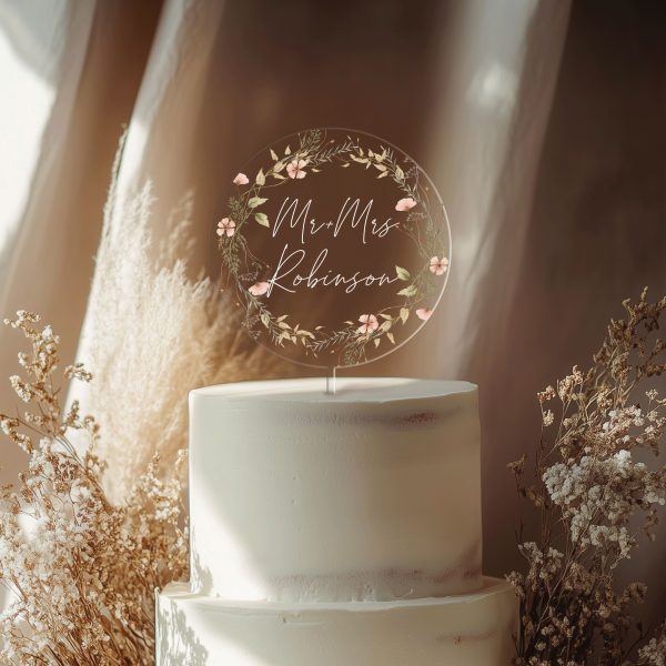 Personalized Birthday Cake Topper, Happy Birthday Cake Topper