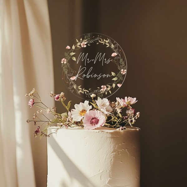 Personalized Birthday Cake Topper, Happy Birthday Cake Topper