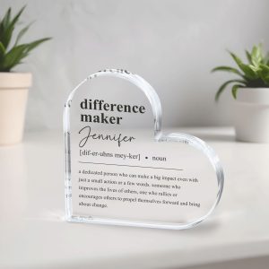 Difference Maker Gift, Acrylic Plaque