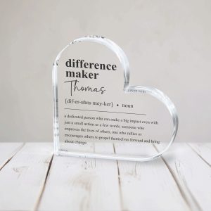 Difference Maker Gift, Acrylic Plaque