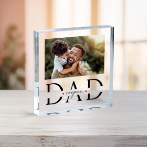 First Father's Day Gift, Personalized Father's Day Acrylic Plaque