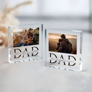 First Father's Day Gift, Personalized Father's Day Acrylic Plaque