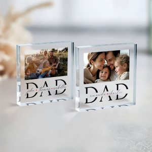 First Father's Day Gift, Personalized Father's Day Acrylic Plaque