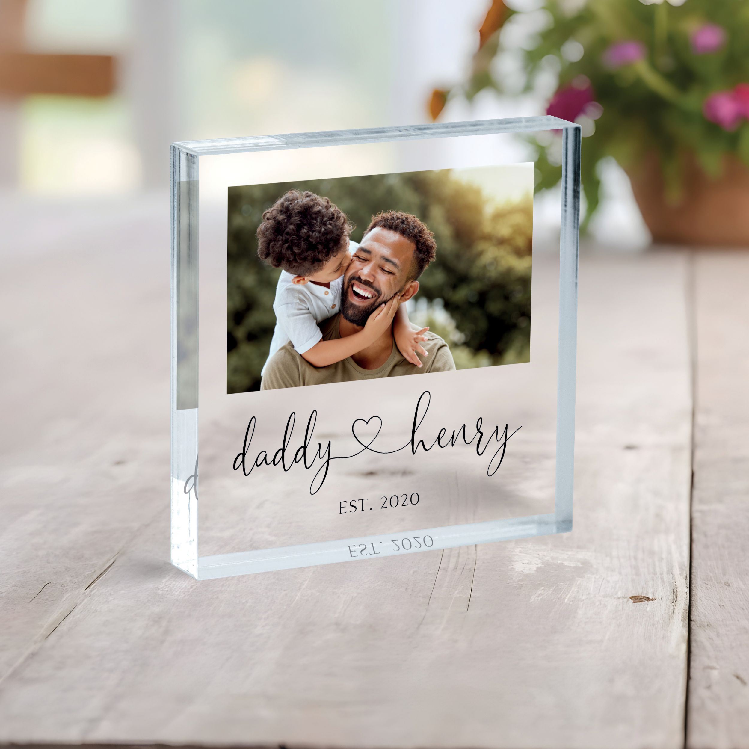 Father's Day 1 Father's Day Gift, Personalized Father's Day Acrylic Plaque