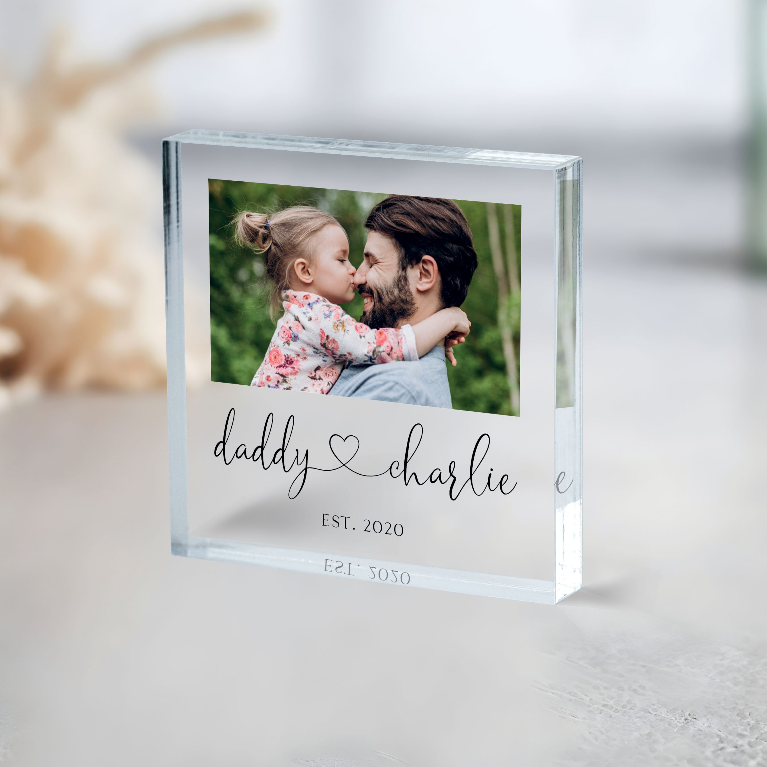 Father's Day 3 Father's Day Gift, Personalized Father's Day Acrylic Plaque