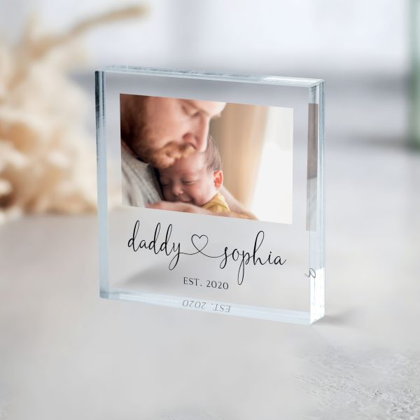 Father's Day Gift, Personalized Father's Day Acrylic Plaque