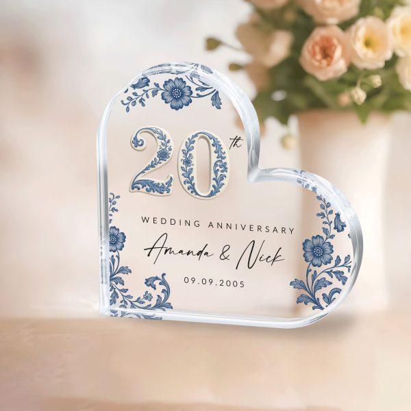20th Anniversary Gift, Chinoiserie 20th Wedding Anniversary Gift