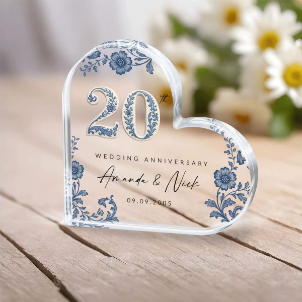 20th Anniversary Gift, Chinoiserie 20th Wedding Anniversary Gift