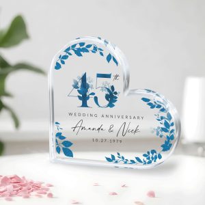 45th Anniversary Gift, Sapphire Wedding Anniversary Gift
