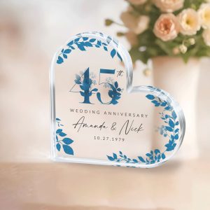 45th Anniversary Gift, Sapphire Wedding Anniversary Gift