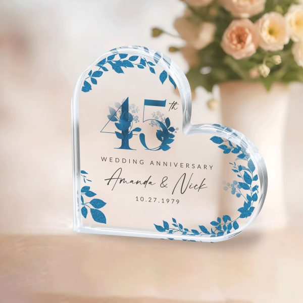 45th Anniversary Gift, Sapphire Wedding Anniversary Gift