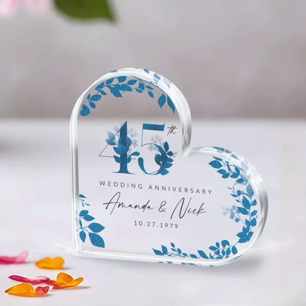 45th Anniversary Gift, Sapphire Wedding Anniversary Gift