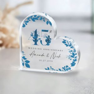 45th Anniversary Gift, Sapphire Wedding Anniversary Gift