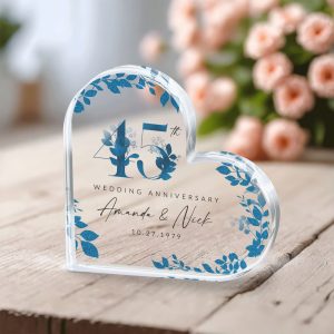 45th Anniversary Gift, Sapphire Wedding Anniversary Gift