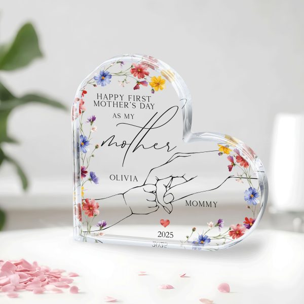 First Mother's Day Gift, Personalized Mother's Day Acrylic Plaque