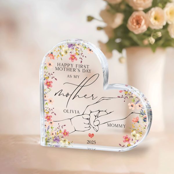 First Mother's Day Gift, Personalized Mother's Day Acrylic Plaque