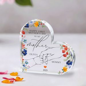 First Mother's Day Gift, Personalized Mother's Day Acrylic Plaque