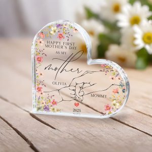 First Mother's Day Gift, Personalized Mother's Day Acrylic Plaque