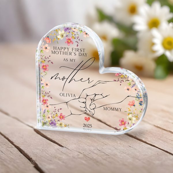 First Mother's Day Gift, Personalized Mother's Day Acrylic Plaque