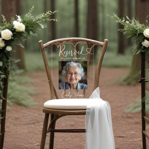 Reserved Memorial Sign, In Loving Memory Wedding Sign