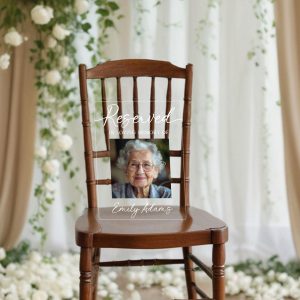 Reserved Memorial Sign, In Loving Memory Wedding Sign