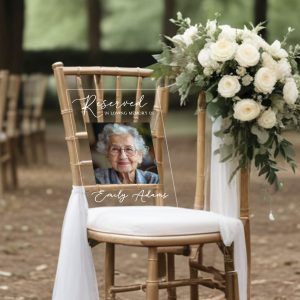 Reserved Memorial Sign, In Loving Memory Wedding Sign