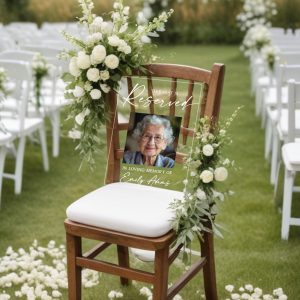 Reserved Memorial Sign, In Loving Memory Wedding Sign