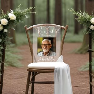 Reserved Memorial Sign, In Loving Memory Wedding Sign