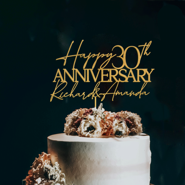50th Wedding Anniversary Cake Topper, Wedding Anniversary Gift