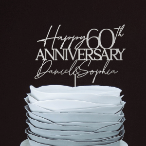 50th Wedding Anniversary Cake Topper, Wedding Anniversary Gift