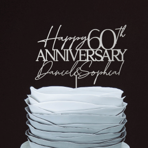 Wedding Anniversary Cake Topper, Wedding Anniversary Gift