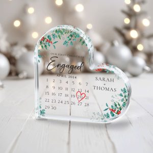 First Christmas Engaged Gift, Personalized Christmas Gift