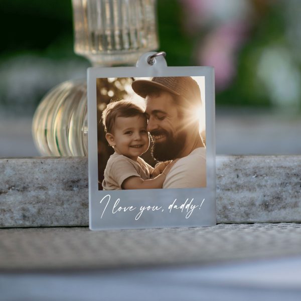 Personalized Photo Keychain, Custom Photo Keyring