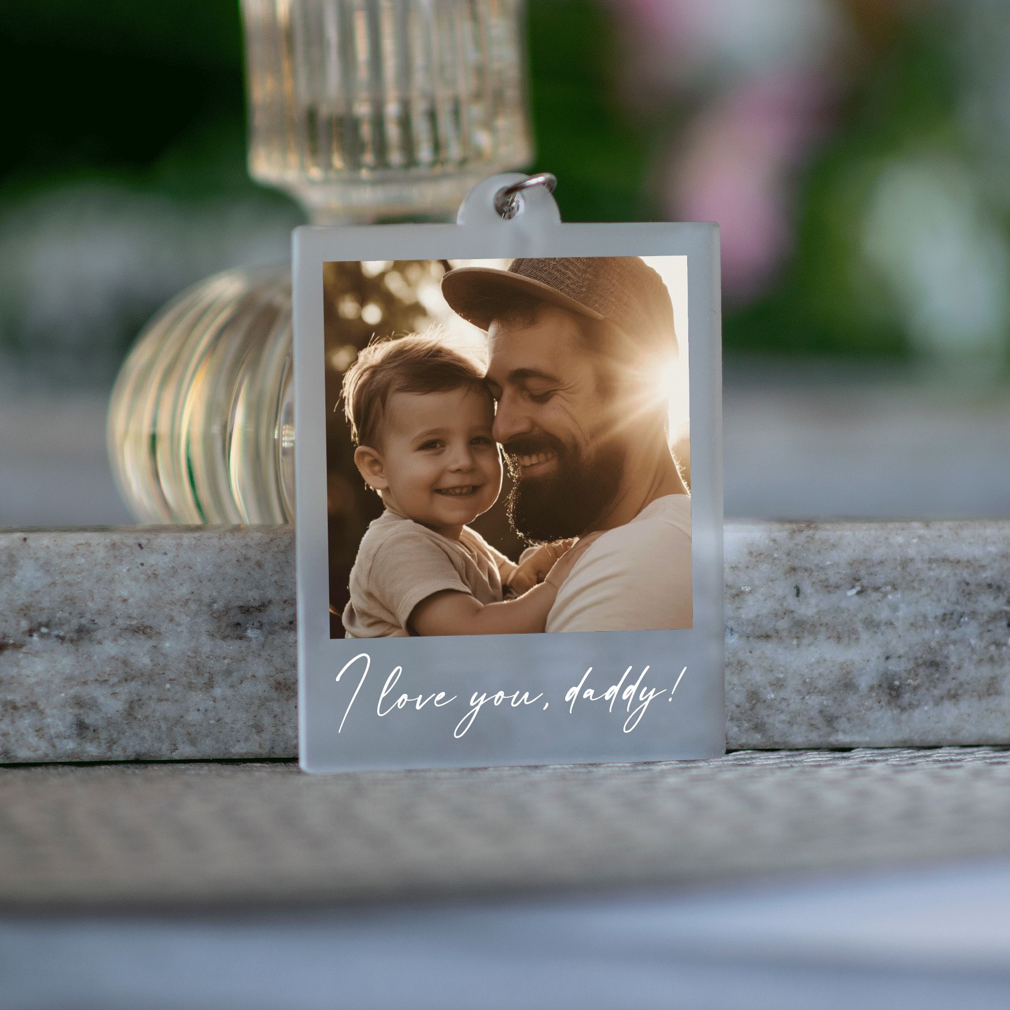 MNX42Y - Keychain (10) Personalized Photo Keychain, Custom Photo Keyring