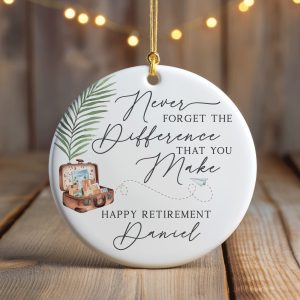 Personalized Retirement Gift, Retirement Ornament