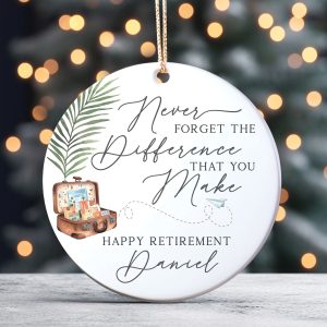 Personalized Retirement Gift, Retirement Ornament