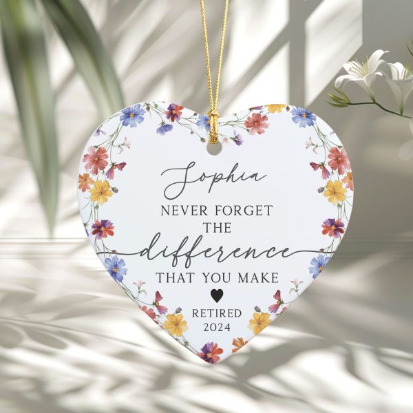 Personalized Retirement Gift, Retirement Ornament