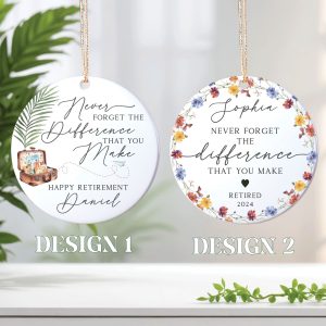 Personalized Retirement Gift, Retirement Ornament