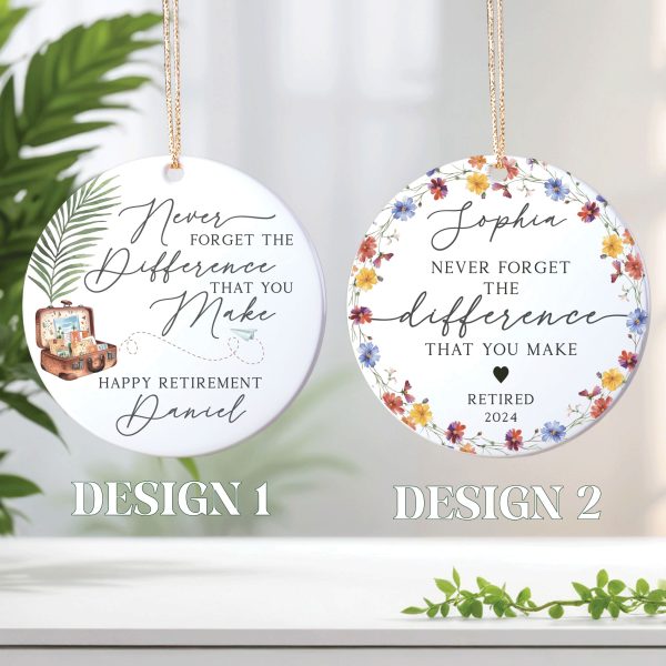 Personalized Retirement Gift, Retirement Ornament