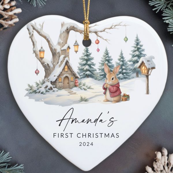 Baby First Christmas Ornament, Baby Boy Baby Girl Christmas Gift