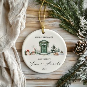 New Home Christmas Ornament, First Home Christmas Gift