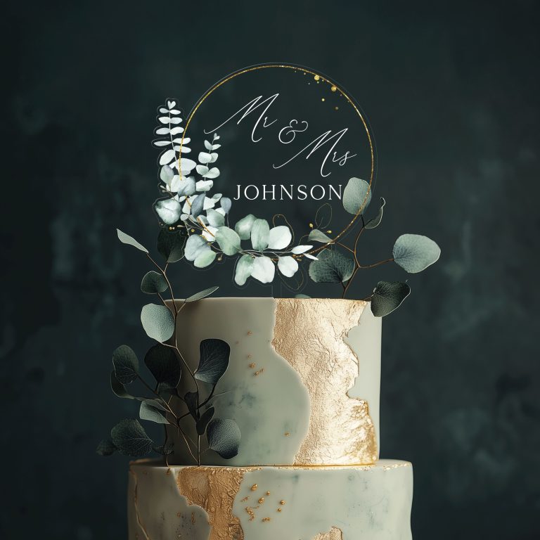 Acrylic Cake Toppers