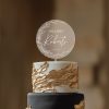 Minimalist Greenery Wedding Cake Topper, Acrylic Cake Topper