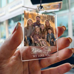 Personalized Photo Car Ornament, Photo Acrylic Car Ornament