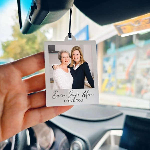 Personalized Photo Car Ornament, Photo Acrylic Car Ornament