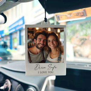 Personalized Photo Car Ornament, Photo Acrylic Car Ornament