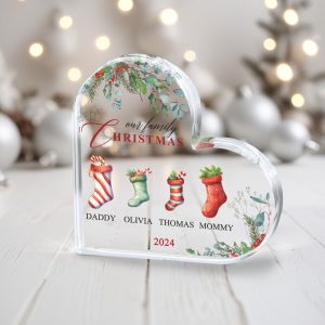 Personalized Family Christmas Gift, Family Christmas Plaque